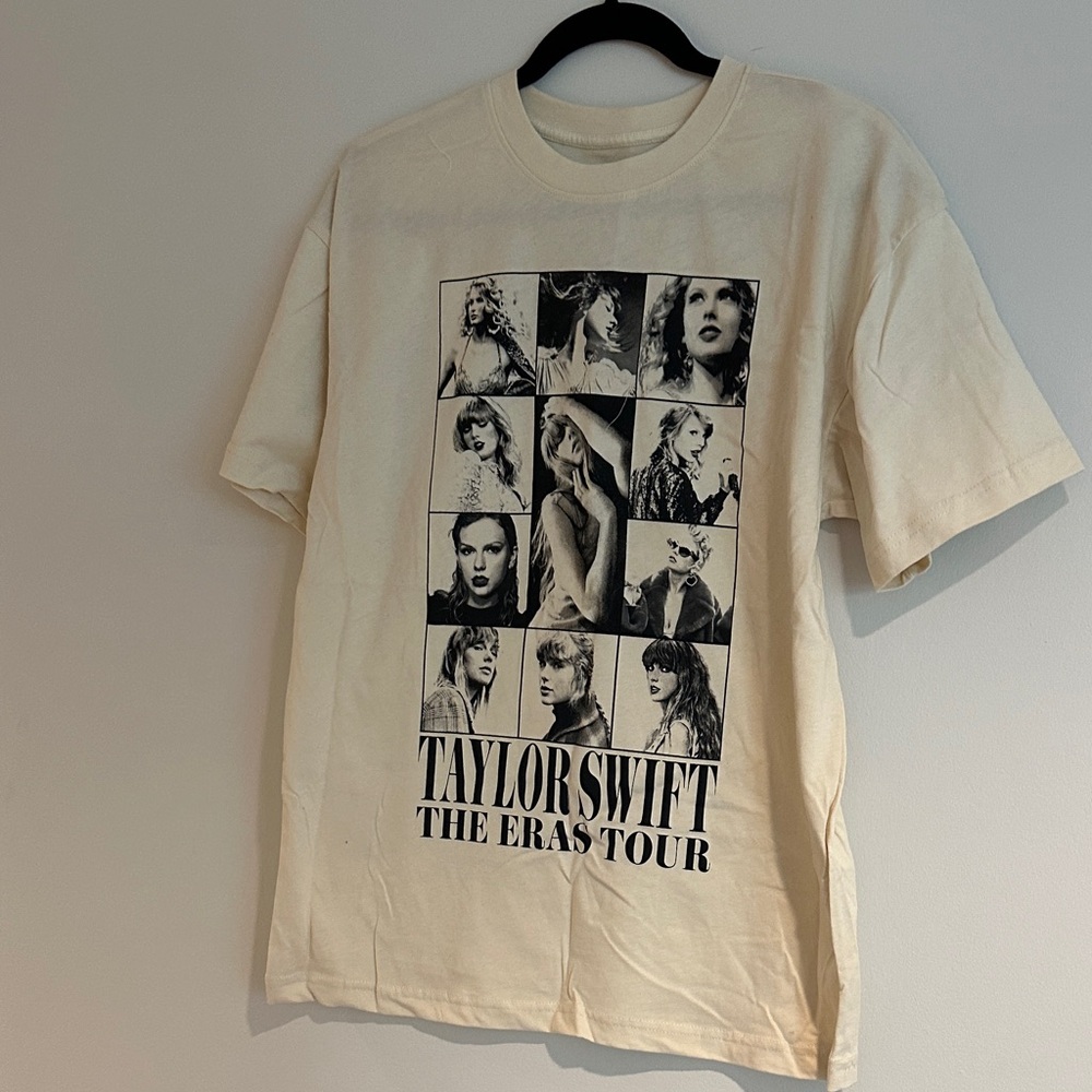 Taylor Swift Beige The Eras Tour Tee